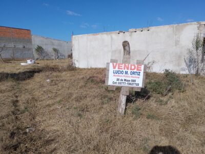 Vendo Terreno a 1 Cuadra Ruta Nac. N°12