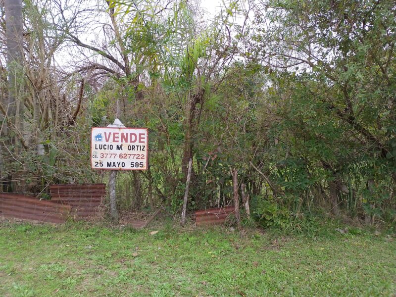 Vendo Terreno Roque Saénz Peña Entre Mancini y Constitución