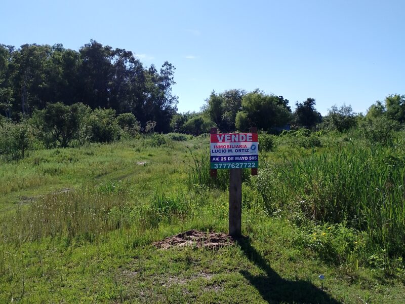 VENDO Lotes sobre Rio Corrientes