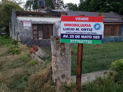 VENDO Casa con Terreno sobre Ruta Nac. N°12