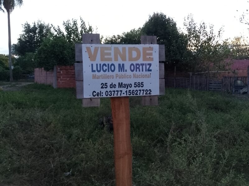 VENDO Terreno | Esquina Corrientes